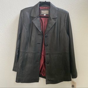 NWT Womens Genuine Lambskin Leather Jacket Size Large